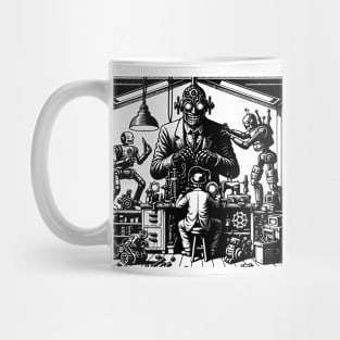 Doctor Tinker's Robot Lab Mug